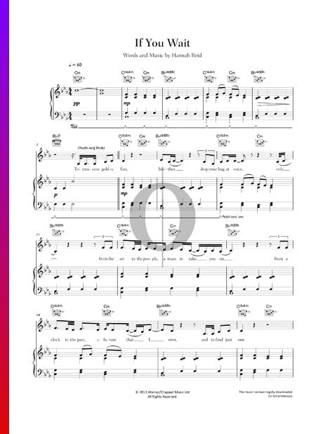 If You Wait Sheet Music