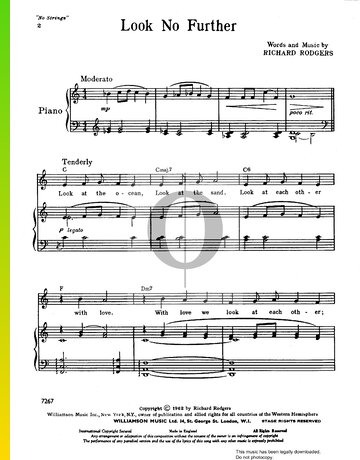 Look No Further Sheet Music