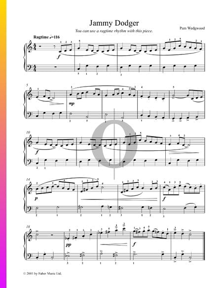 Jammy Dodger Sheet Music