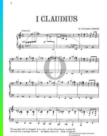 I Claudius Sheet Music