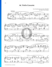 Violinkonzert e-Moll, Op 64: 2. Andante