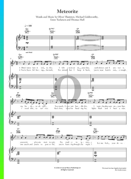 Meteorite Sheet Music