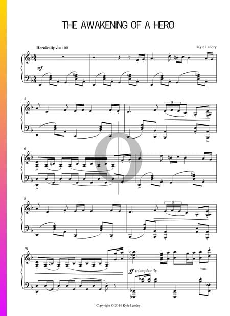 The Awakening of a Hero Sheet Music