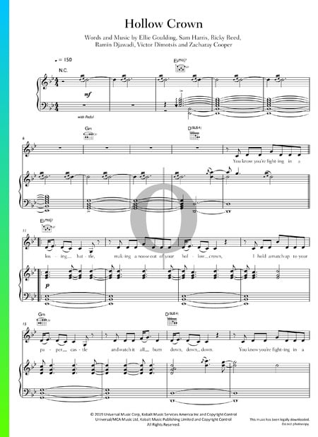 Hollow Crown Sheet Music