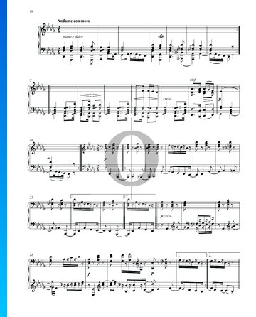 Sonata Appassionata, Op. 57: 2. Andante con moto Sheet Music