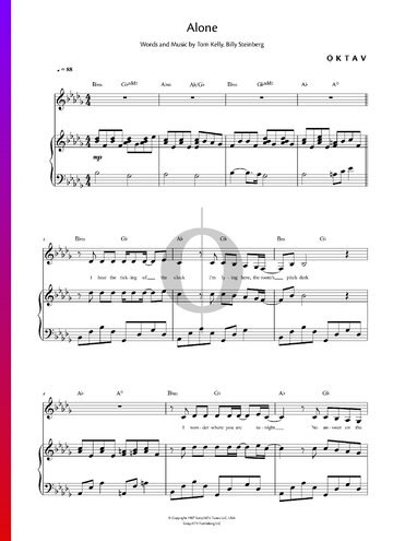 Alone Partitura