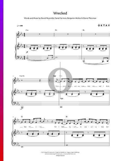 Wrecked Sheet Music