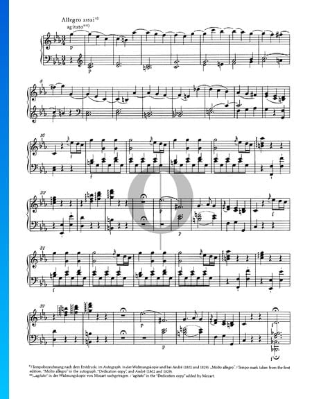 Piano Sonata No. 14 c Minor, KV 457: 3. Allegro assai