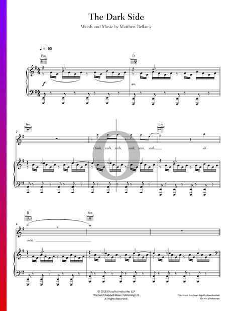 The Dark Side Sheet Music