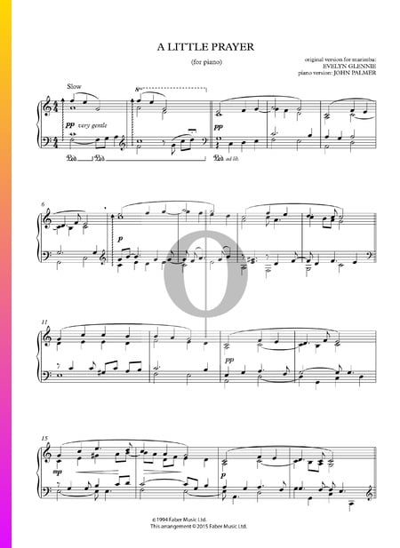 A Little Prayer Sheet Music