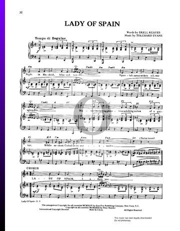 Lady Of Spain Sheet Music