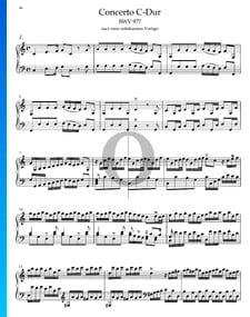 Concerto in C Major, BWV 977: 1. Andante