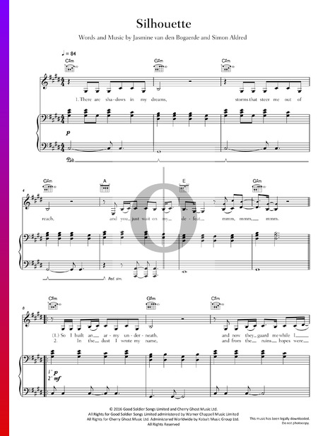 Silhouette (Birdy) Sheet Music