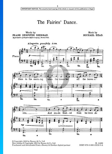 The Fairies' Dance Sheet Music