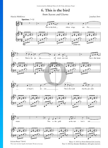 This Is The Bird bladmuziek