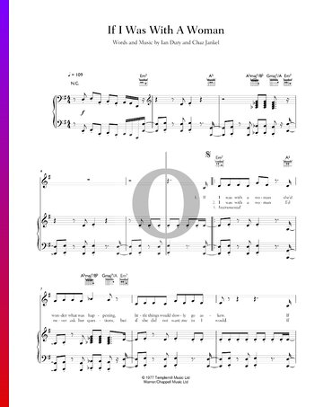 If I Was With A Woman Partitura