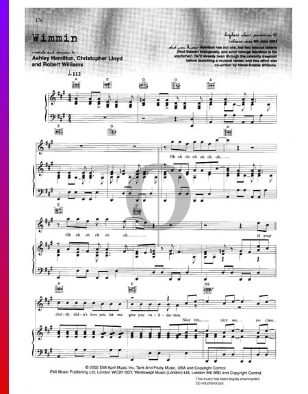 Wimmin Musik-Noten