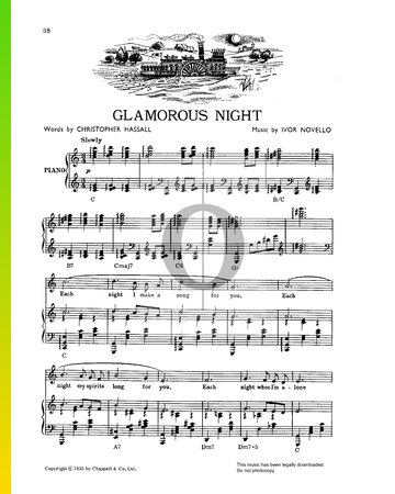 Glamorous Night Musik-Noten