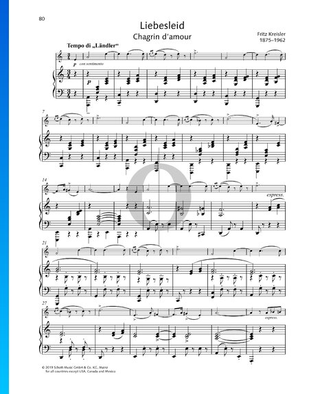 Liebesleid (Love's Sorrow)
