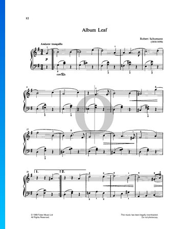 Album Leaf Sheet Music