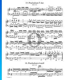 Prelude D Minor, BWV 935