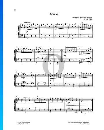 Minuet Sheet Music