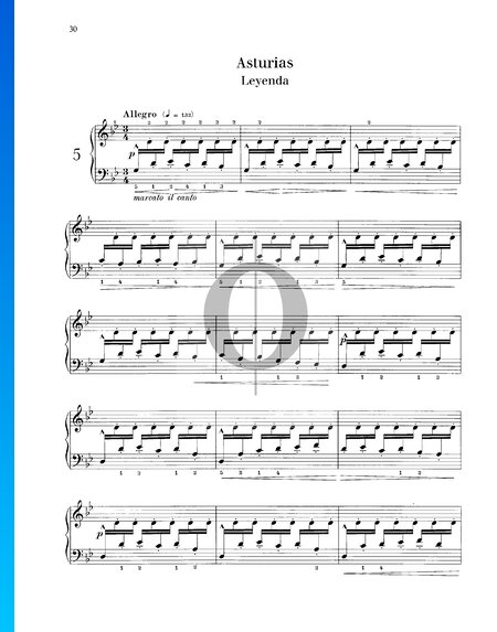 Suite Española No. 1, Op. 47: 5. Asturias (Leyenda)