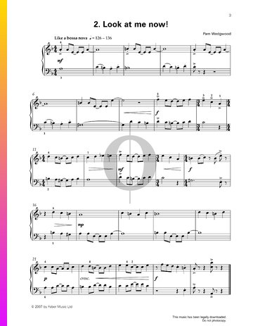 Look At Me Now! Partitura