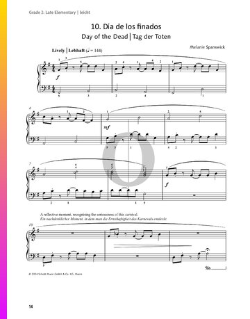 Día de los finados (Day of the Dead) Sheet Music