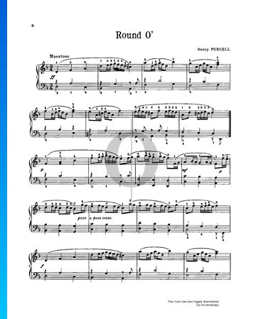 Round 'O' Musik-Noten