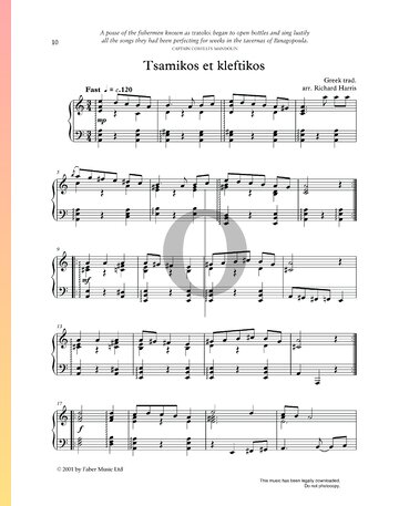 Tsamikos Et Kleftikos Musik-Noten