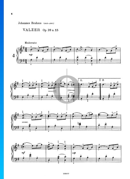 Waltz, Op. 39 No. 15