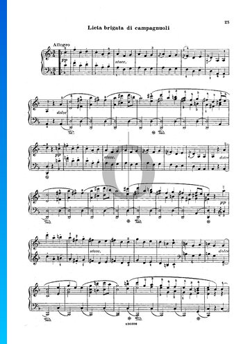 Partition Symphonie n° 6 en Fa majeur, op. 68 (Pastorale) : 3. Allegro (Joyeuse assemblée de paysans)