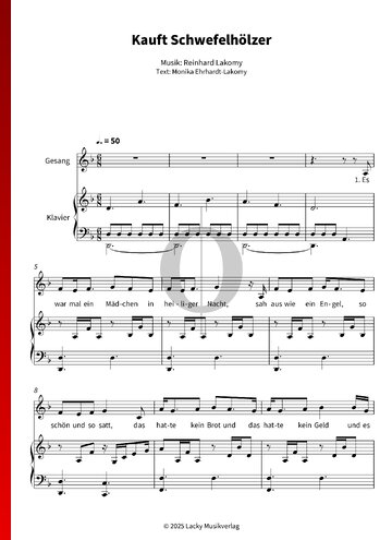 Kauft Schwefelhölzer Sheet Music