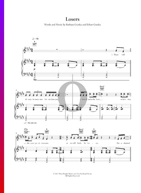 Losers Sheet Music