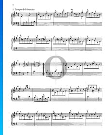 Partita 5, BWV 829: 5. Tempo di Minuetto