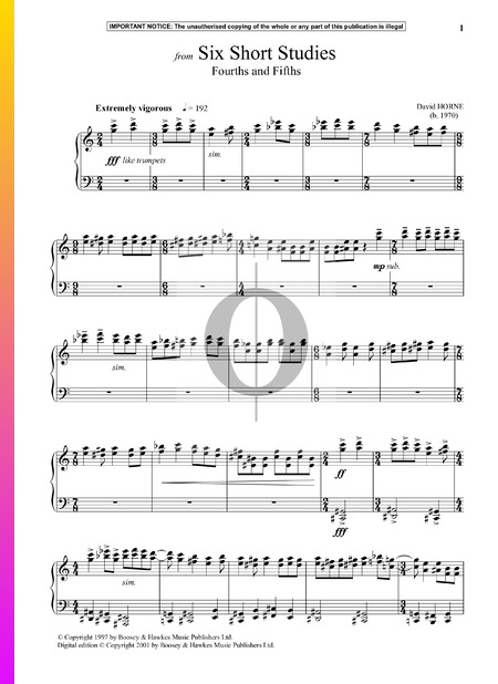 Six Short Studies: Fourths And Fifths