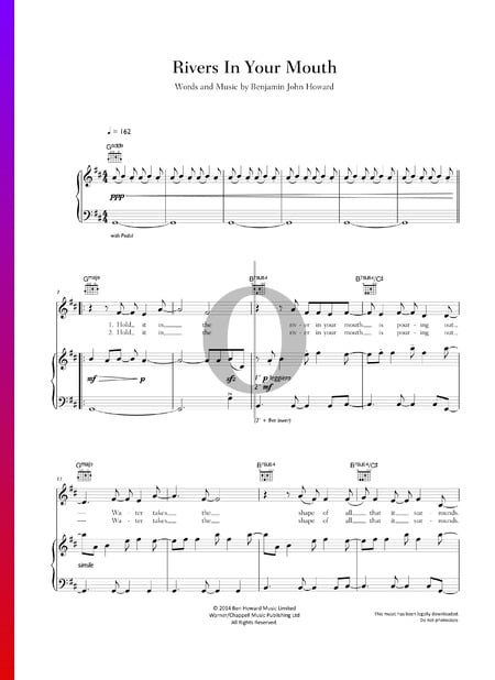 Rivers In Your Mouth Sheet Music