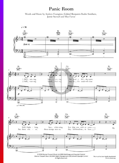 Panic Room Sheet Music