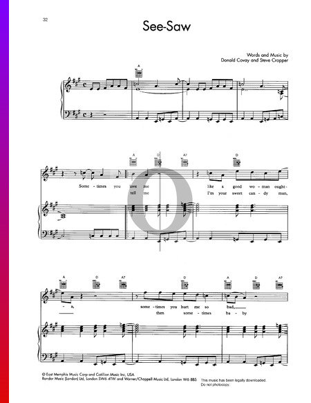 See-Saw Sheet Music