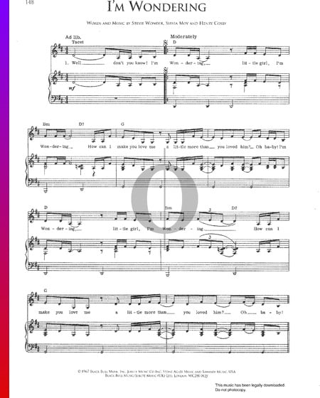 I'm Wondering Sheet Music