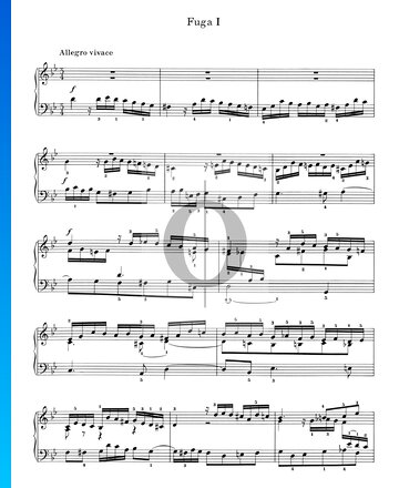 Fuge g-Moll Nr. 1, Op. 16 Musik-Noten