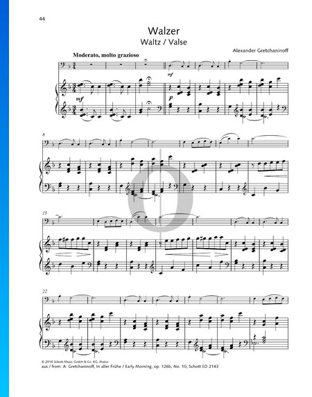 In aller Frühe, Op. 126b: Nr. 10 Walzer