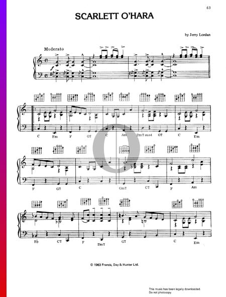 Scarlett O'Hara Sheet Music