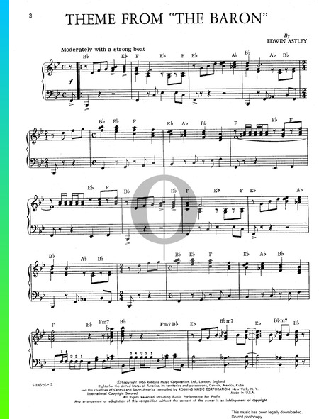 The Baron (Theme) Sheet Music