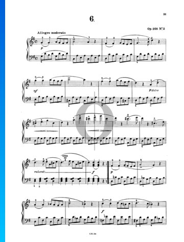 Sonatina in G Major, Op. 168 No. 2 Sheet Music
