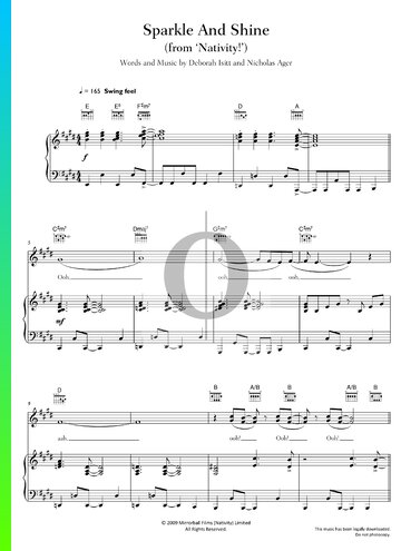 Sparkle And Shine Sheet Music
