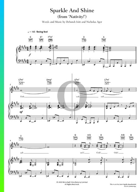 Sparkle And Shine Musik-Noten