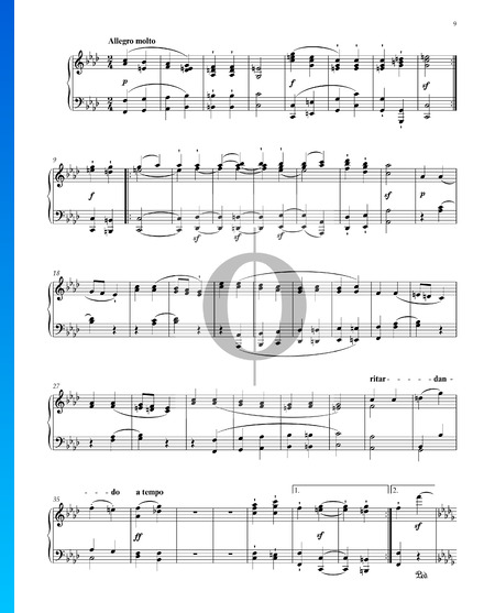 Sonata in A-flat Major, Op. 110 No. 31: 2. Allegro molto
