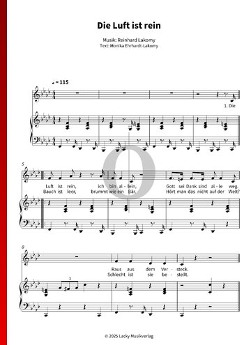 Partition Die Luft ist rein